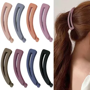 8 PCS Banana Clips Hair, 5.1 Inch Large Banana Hair Clip Strong Hold, Perfect for Thick, Long, Curly, Thin Fine Hair, Women & Girls, 8 Count, 1 Pack