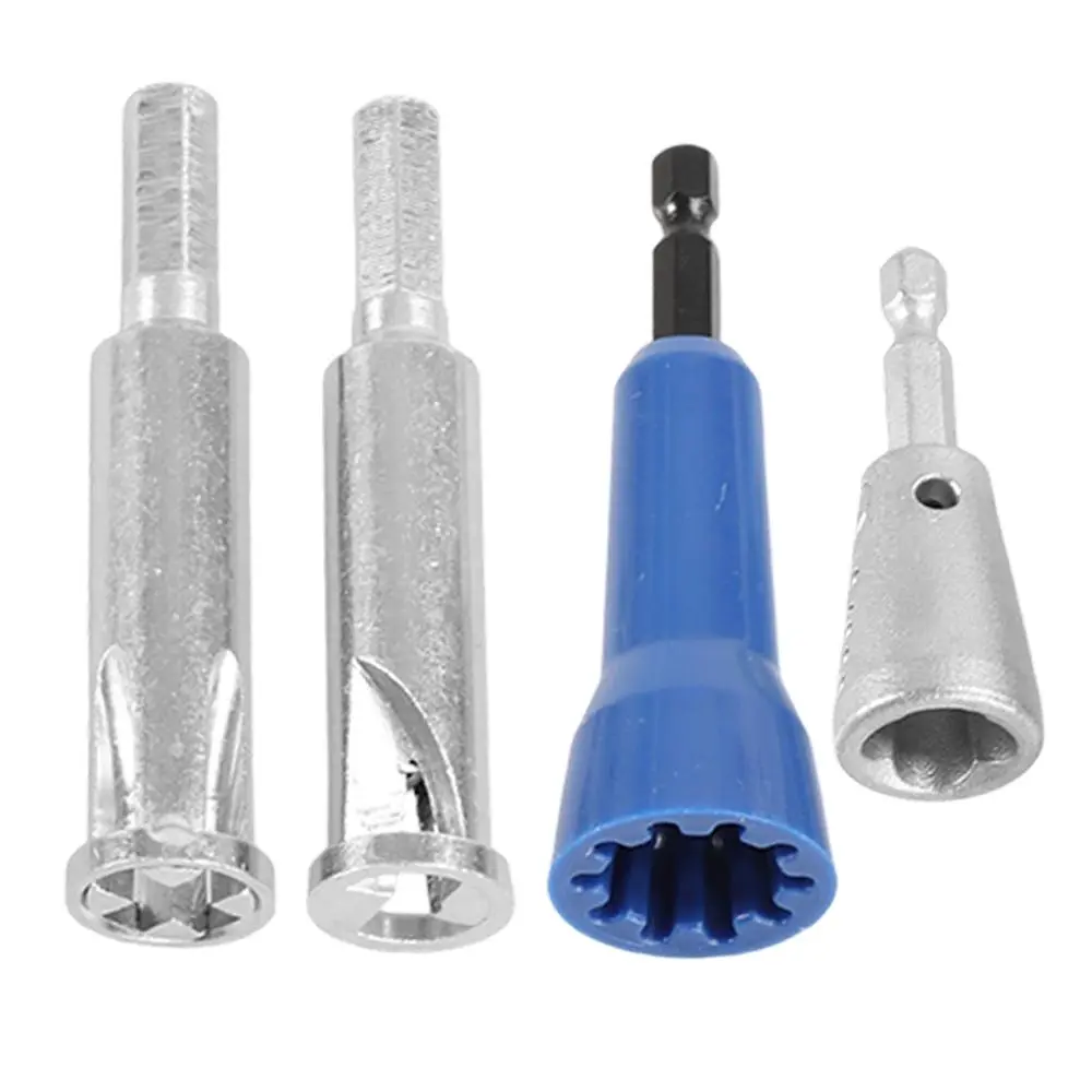 4 pcs Wire Twister Tool for Drill Automatic Connector Electrician Wire Stripper Wire Twisting Spinner, Wire Spin Driver Nut for Contractors, Professionals, Workshops