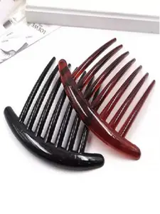 Adult Hair Comb Clip French Twist Hairstyle Accessory, Elegant High-End Plain Design, All Seasons Use, Stylish Hairpin, Hair Clips
