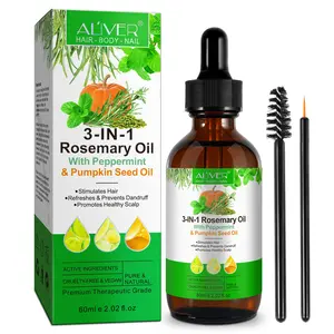 3-in-1 Rosemary Oil with Peppermint and Pumpkin Seed Oil for hair, body and nails
