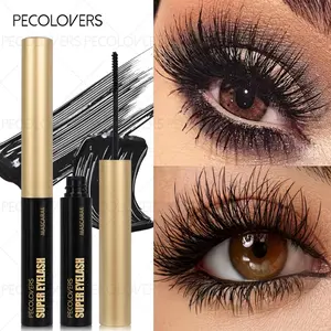 Gold Tube Mascara, Lengthening Mascara, Thick Eyelashes, Long-lasting Black Eyelashes, Suitable for All Skin Types, Naturally Long Eyelashes, Beauty Mascara