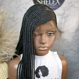 Shelex Lemonade Braid in Black with Baby Hair - Shelex Braided Wigs for Women