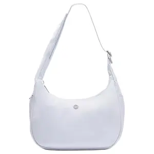 Lululemon 4L City Essentials Logo-Designed Nylon Single-Shoulder Bag for Women in Starch Blue