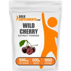 BulkSupplements - Wild Cherry Extract Powder - Immune - Digestive Support - 100g-1kg - 500mg per Serving