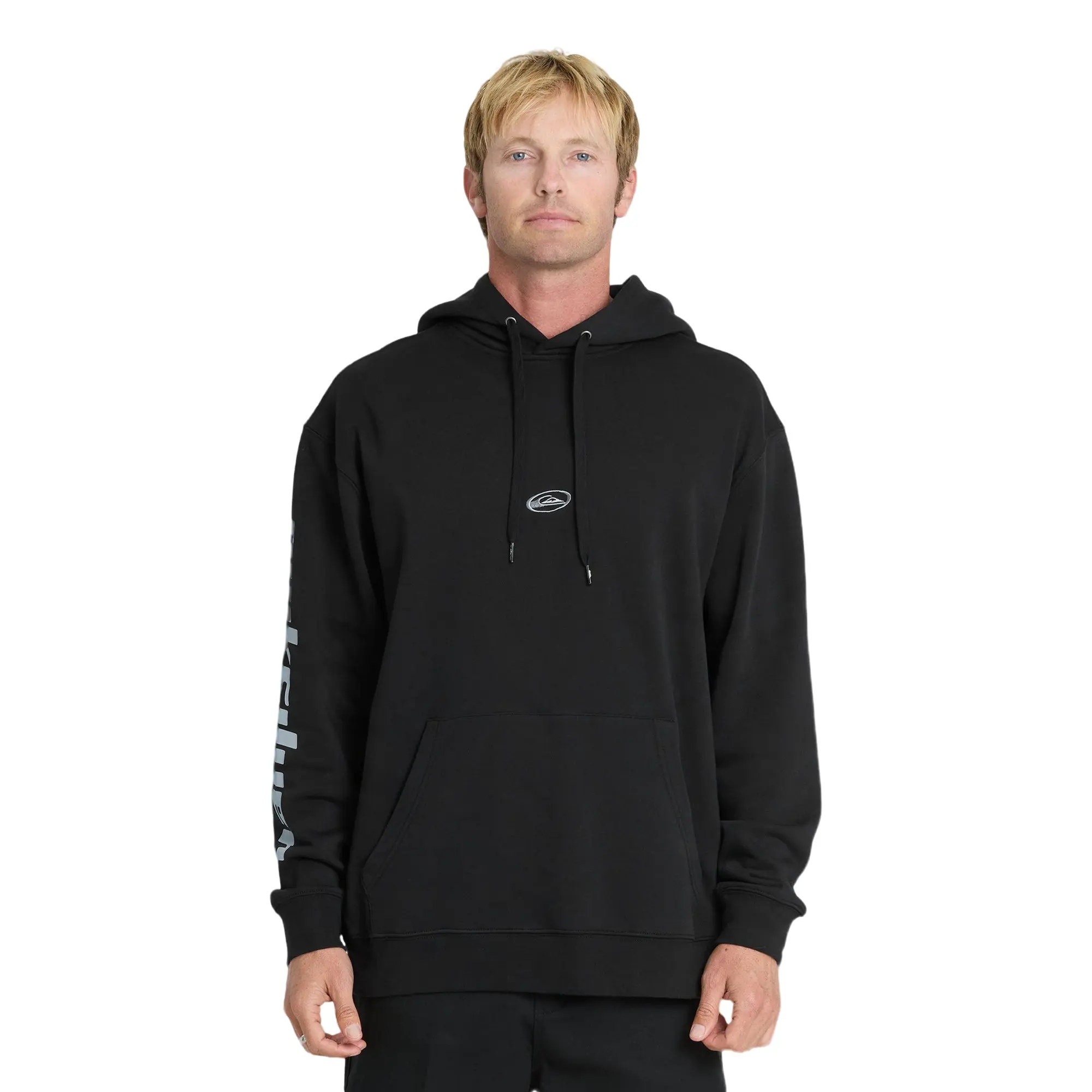 Quiksilver | Clutch Logo Pullover Hoodie |Cotton-Poly Fleece Hoodie | Men's Pullover Hoodie | Regular Fit | Everyday Casual Casual Sweatshirt Hoodie Detail Hoodie