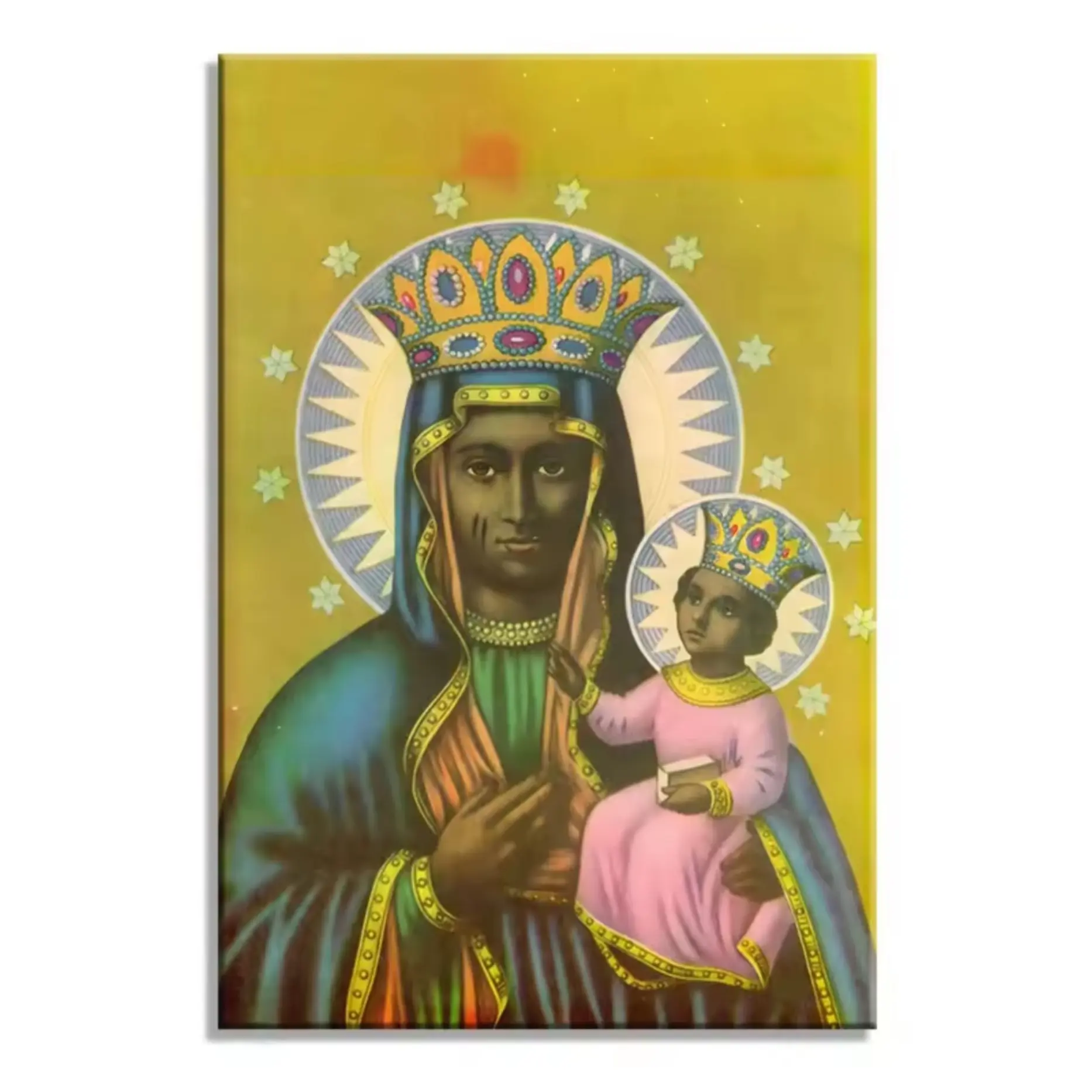 Erzulie Dantor / Black Madonna (Our Lady of Czestochowa) Canvas Poster