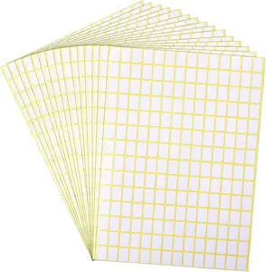 2940 Pcs Matte Small White Labels Stickers Blank Labels Removable Price Tags Labels Stickers for Jars Boxes File Folders Envelopes School