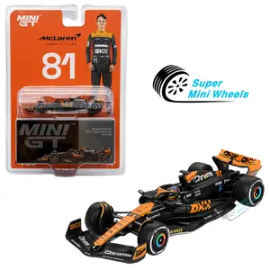 Mini GT 1:64 Mini GT 1:64 McLaren MCL60 #81 Oscar Piastri 2023 F1 2023 Japanese GP 3nd #768