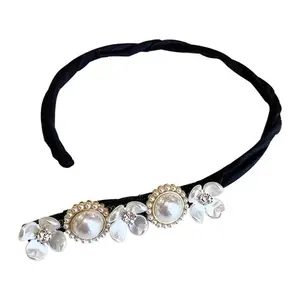 Coil stick gods flower styling pearlizer female fluffy hair accessories hair volume less curly hair clip headband,Christmas Gifts