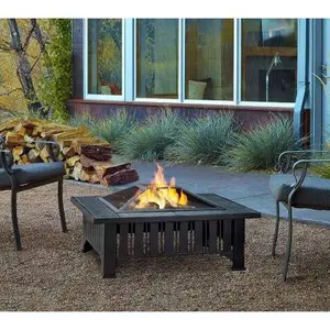 Real Flame Lafayette Wood-Burning Fire Pit