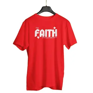 Faith of a Mustard Seed Religious T-Shirt Cotton Short Sleeve Basic Unisex Top Gift for Him/Her Clothing Fashion Menswear Big