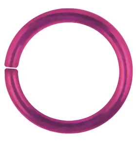Pink Niobium Seamless Ring