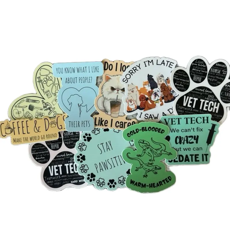 10 VetMed Themed Sticker Pack