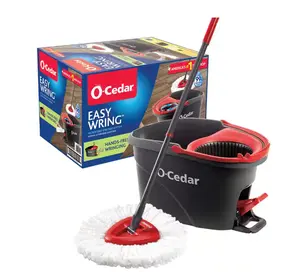 O-Cedar EasyWring Microfiber Spin Mop with Bucket System