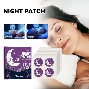 140Patches Plant Cartoon Sleep Patch, Improve Sleep Quality, Gentle Care, Relieve Breathing Difficulty, Anti-Snoring, Stop Snoring Sleep Aid