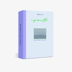 TOMORROW X TOGETHER - Season Of TXT : Youth - Digial Code Card - incl. 200pg Photobook, Youth Ticker, 5pc Postcard Set, Photocard Set + Youth Keyring  [DISCLESS DIGITAL] Postcard, Photo Book, Photos, Asia - Import
