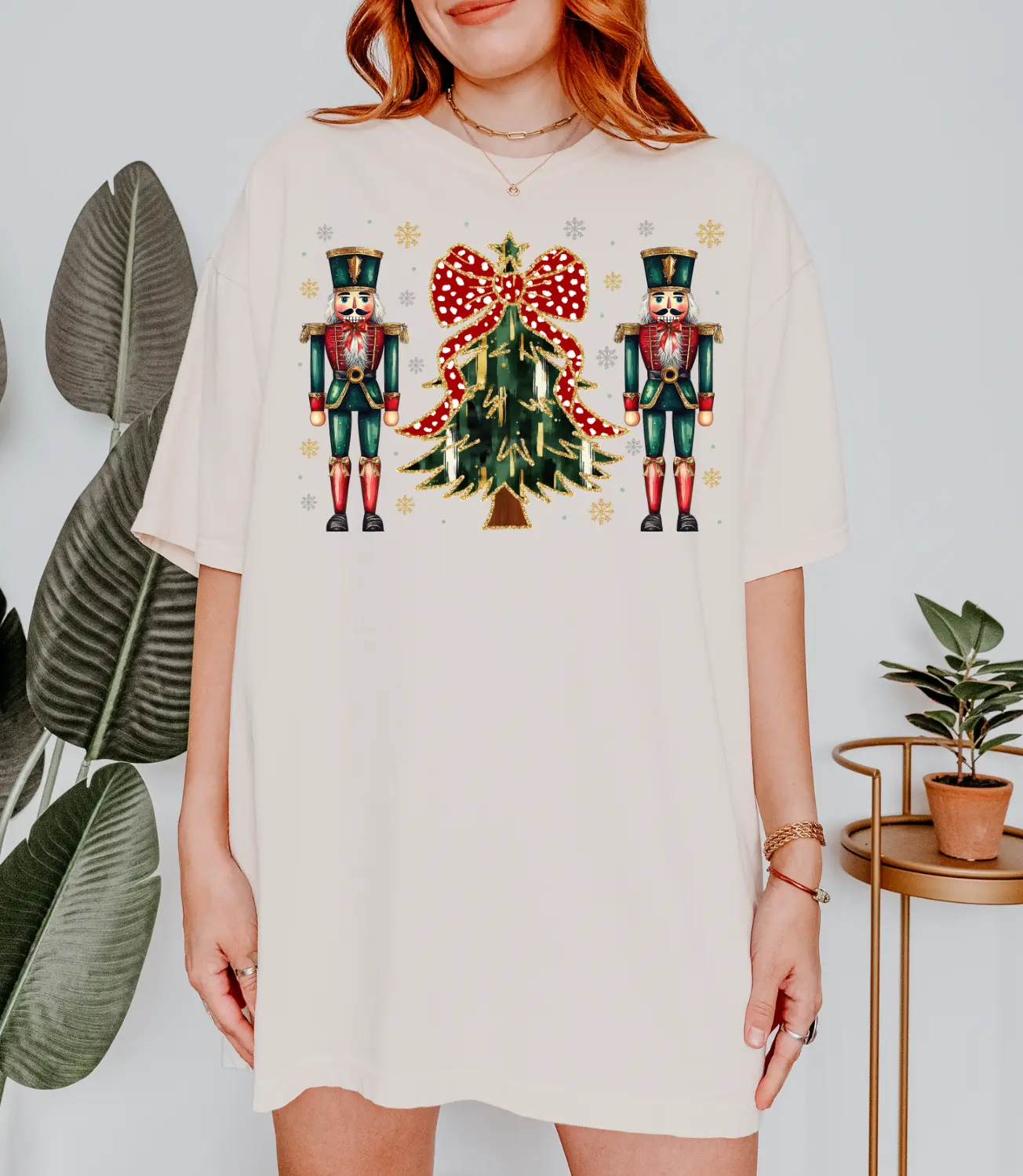 Colorful Glitter Nutcracker Shirt, Coquette Christmas Tree, Nutcracker coquette, Christmas shirt christmas shirt