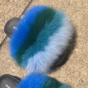 Shades of Blue Colorful Genuine Slides