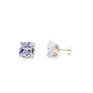925 Sterling Silver Square Studs