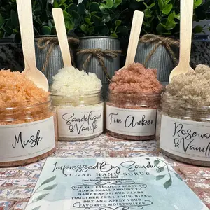 Men’s collection sugar scrubs Hydrating Exfoliate