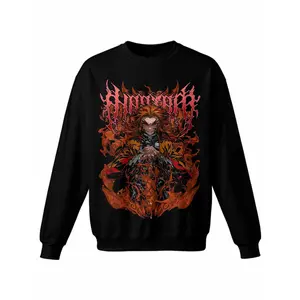 Demon Slayer: Kimetsu No Yaiba Crewneck Sweatshirt  Crew Neck Hoodless Sweat Shirt for Women Men Loose Fit Comfy Casual Funny Unisex Graphic Pullover  Long Sleeve Pull Over Fashion Top,Cotton Blend TTK00387