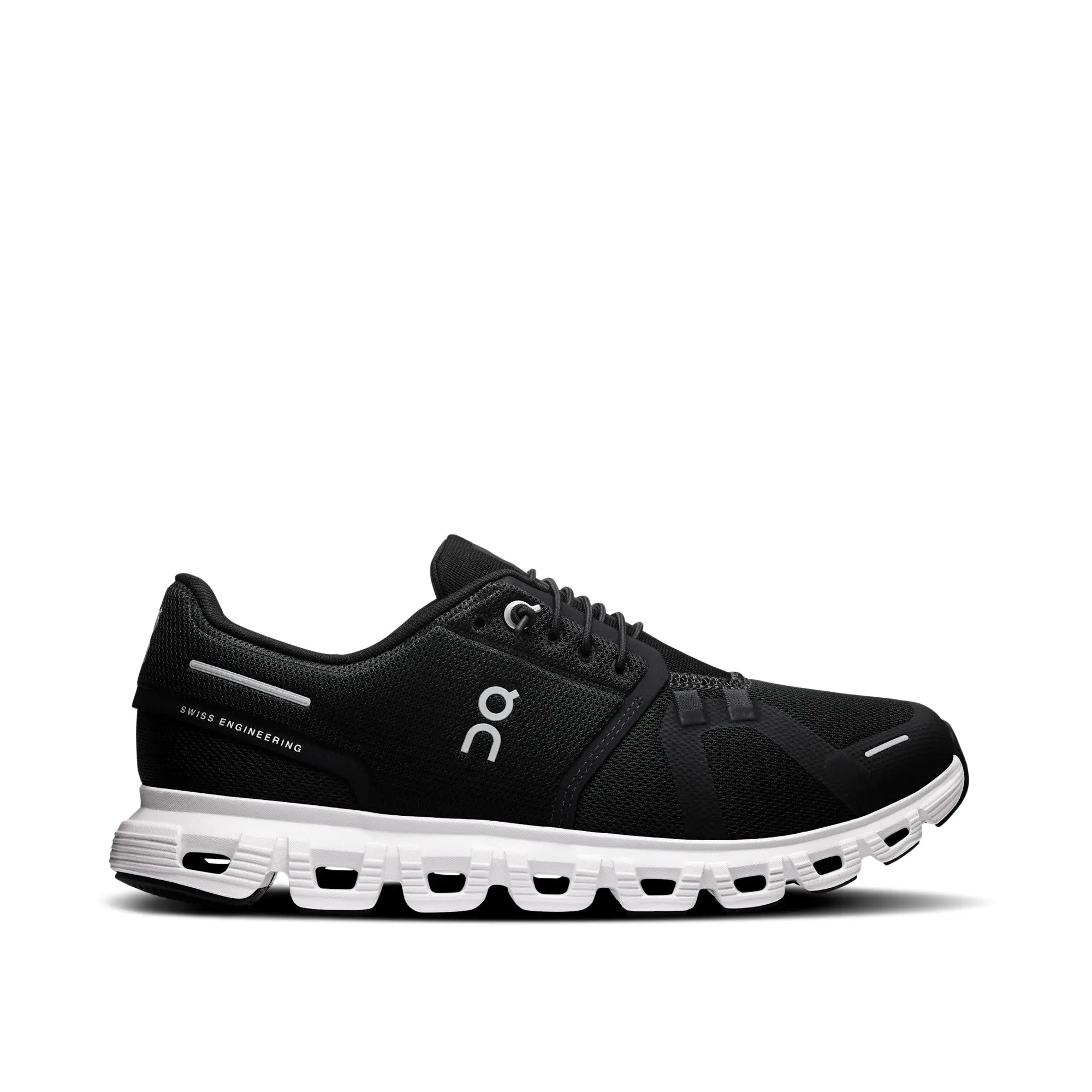 On Cloud 6 Black White Women's Running Shoes 3WF10060299