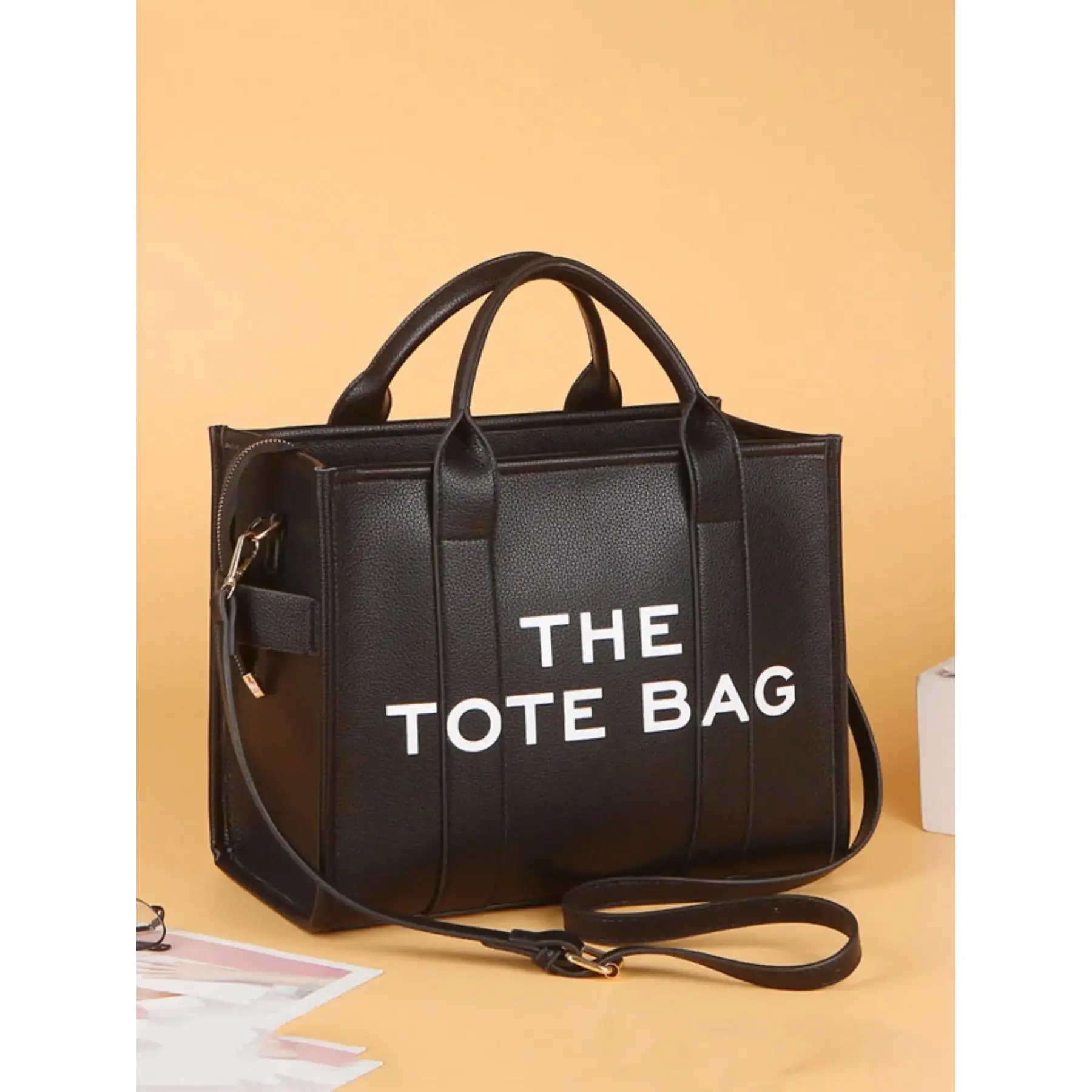Women's Fashionable PU Leather Tote Bag - Commuter Business Multifunctional Bag, Waterproof Lightweight, Convertible to Shoulder, Crossbody & Handheld, Ideal for Work & Daily Use, Commuter Crossbody Bag, Fashionable Crossbody Bag