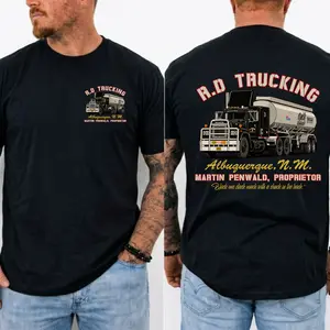 R.D Trucking Shirt, Convoy Movie Tee, Vintage Trucker Graphic T-Shirt, Gift For Him, Made In USA