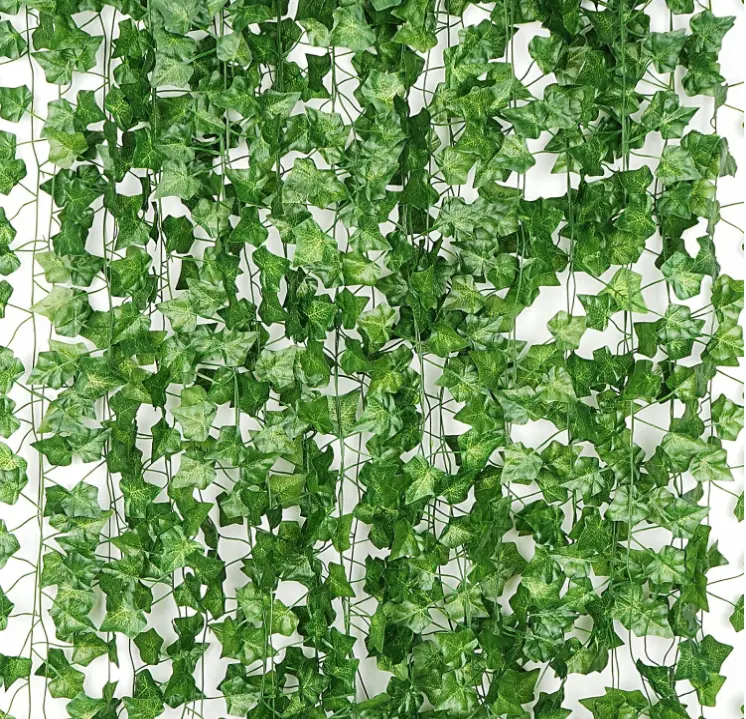 12 Pack 86 FT Artificial Ivy Garland, Fake Ivy Leaf Plants Vine Greenery Garland Home Kitchen Balcony Garden Office Wedding Wall Decor