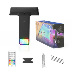 Solar Poolside RGB Light with Remote, Waterproof Submersible Pool Light for Inground & Above Ground Pools – Create Stunning Night Pool Vibes