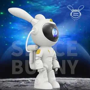 Space Rabbit Galaxy Starry Sky Projector Starry Night Light In Bedroom Nebula Lights With Flexible Projection Angle Halloween And Christmas Holiday Decorations Holiday And Birthday Gifts For Your Family To Create A Romantic Atmosphere Environment