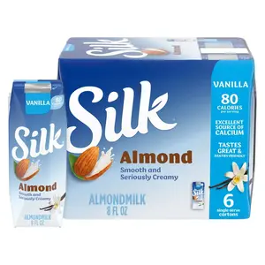 Silk Shelf Stable Non-Dairy Almond Milk Calcium Vitamin