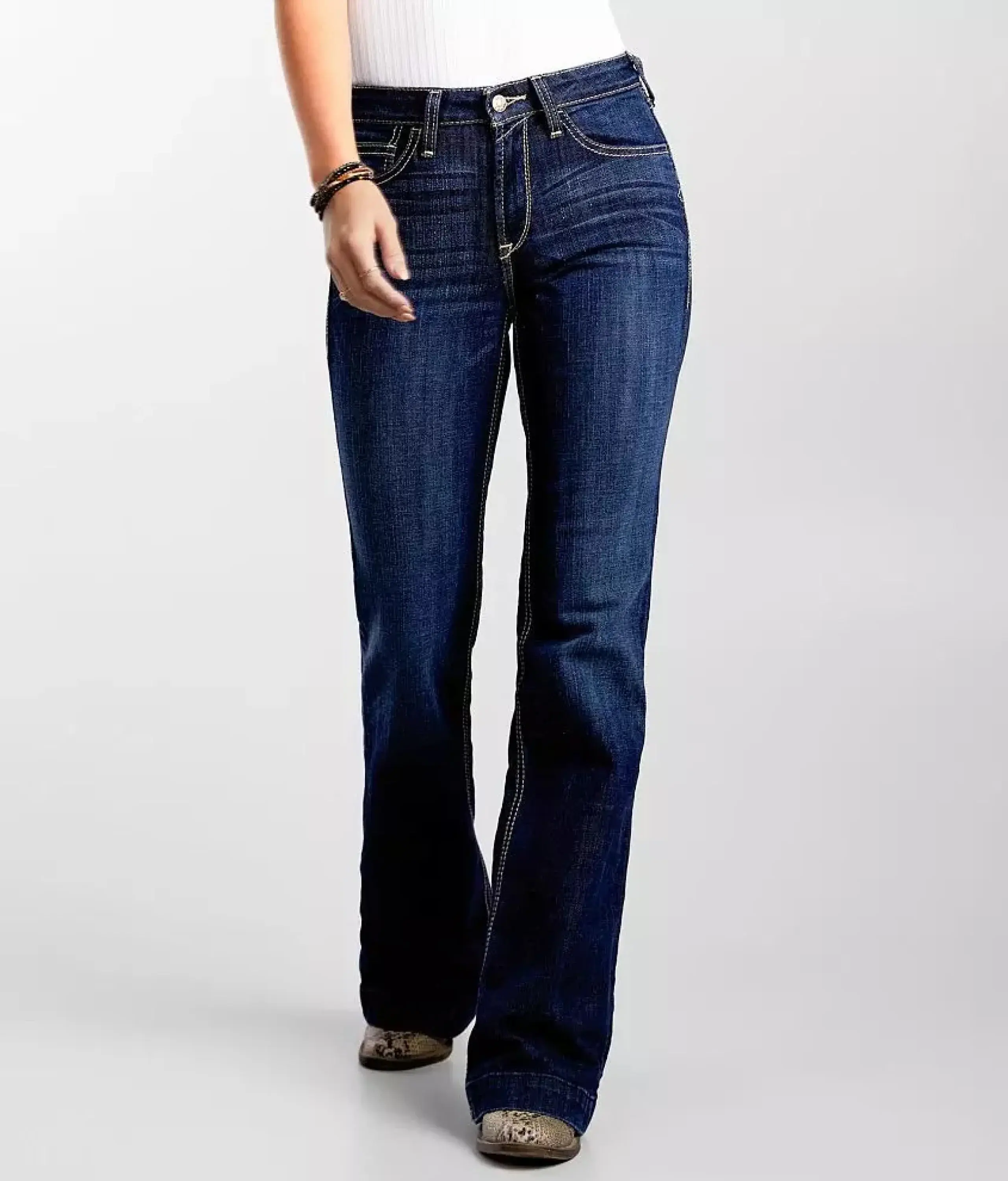 ARIAT WOMEN HIGH RISE SLIM TROUSER RASCAL JEANS- 10032550