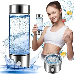 Hydrogen Water Bottle with USB Rechargeable Generator - 2024 Health Water, 420mL/15oz - Tumbler, Drinkware