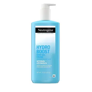 Neutrogena Hydro Boost Body Gel Cream, Fragrance-Free Moisturizer for Dry Skin, 16 oz - Lightweight Hydrating Lotion - Body Care, Moisture