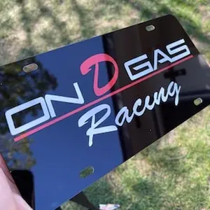 On D Gas License Plate truck accessories, Car tags, front license plate for trucks, custom license plate