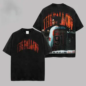 J. Cole - The Fall-Off Tour Graphic V3 For Dreamville High-quality, Soft Cotton T-Shirt, Disc 29, Disc 39 Hip-Hop Shirt, The Fall-Off Album Jermaine Lamar Cole Fan Graphic Tee, Cole World Music Fan Merch Shirt