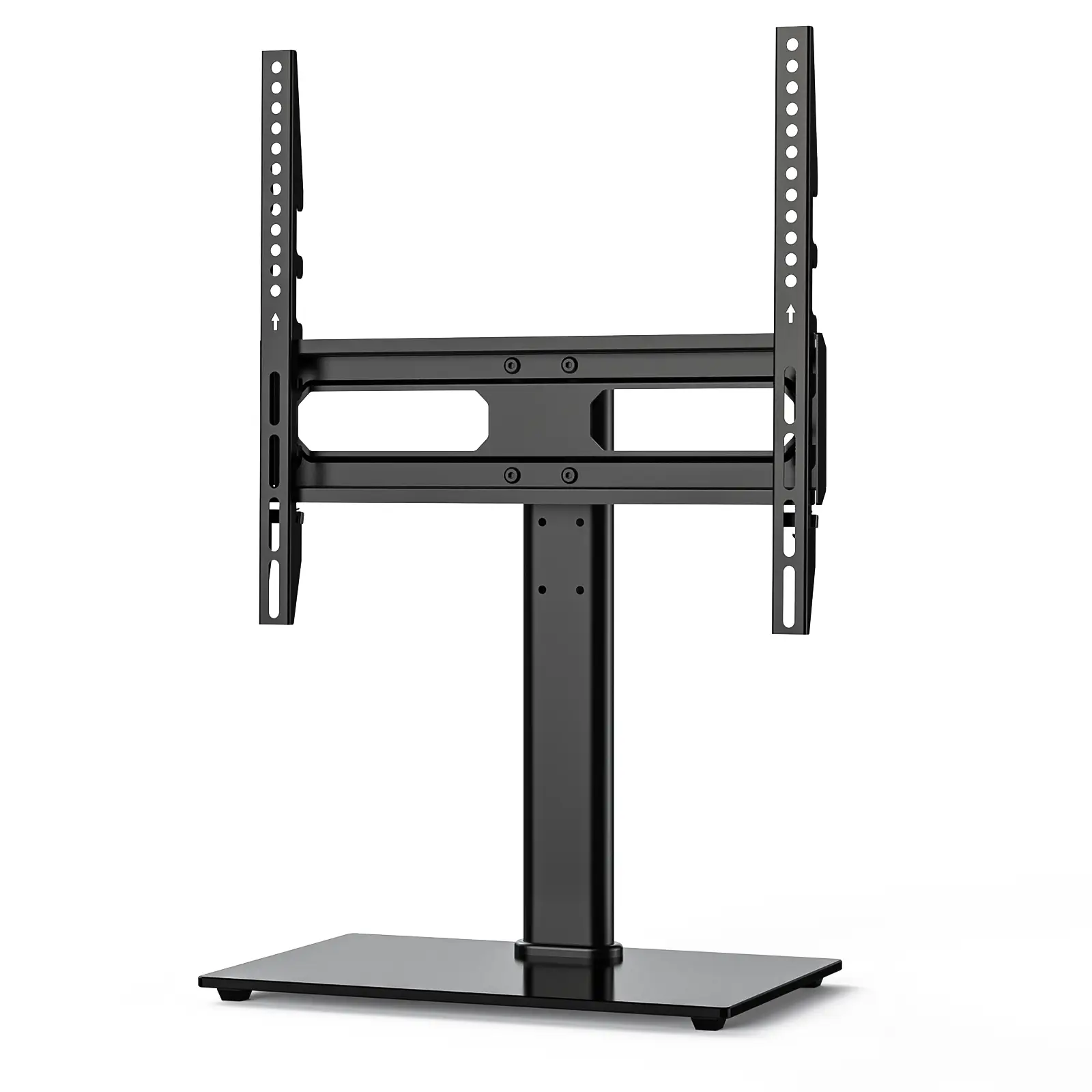 SweetcrispyFun Universal Swivel TV Stand with 3 Height Options, Holds TVs up to 99 lbs, Fits 26-55 inch TVs, Max VESA 400x400mm