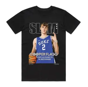 SLAM Cover Tee- Cooper Flagg. Size S to 3 XL
