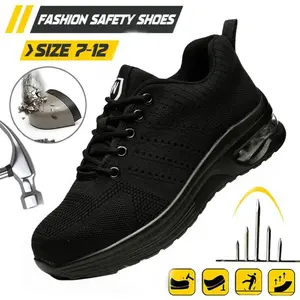 Women's Composite Toe Work Boots Anti-Crush Non-Slip Comfort
