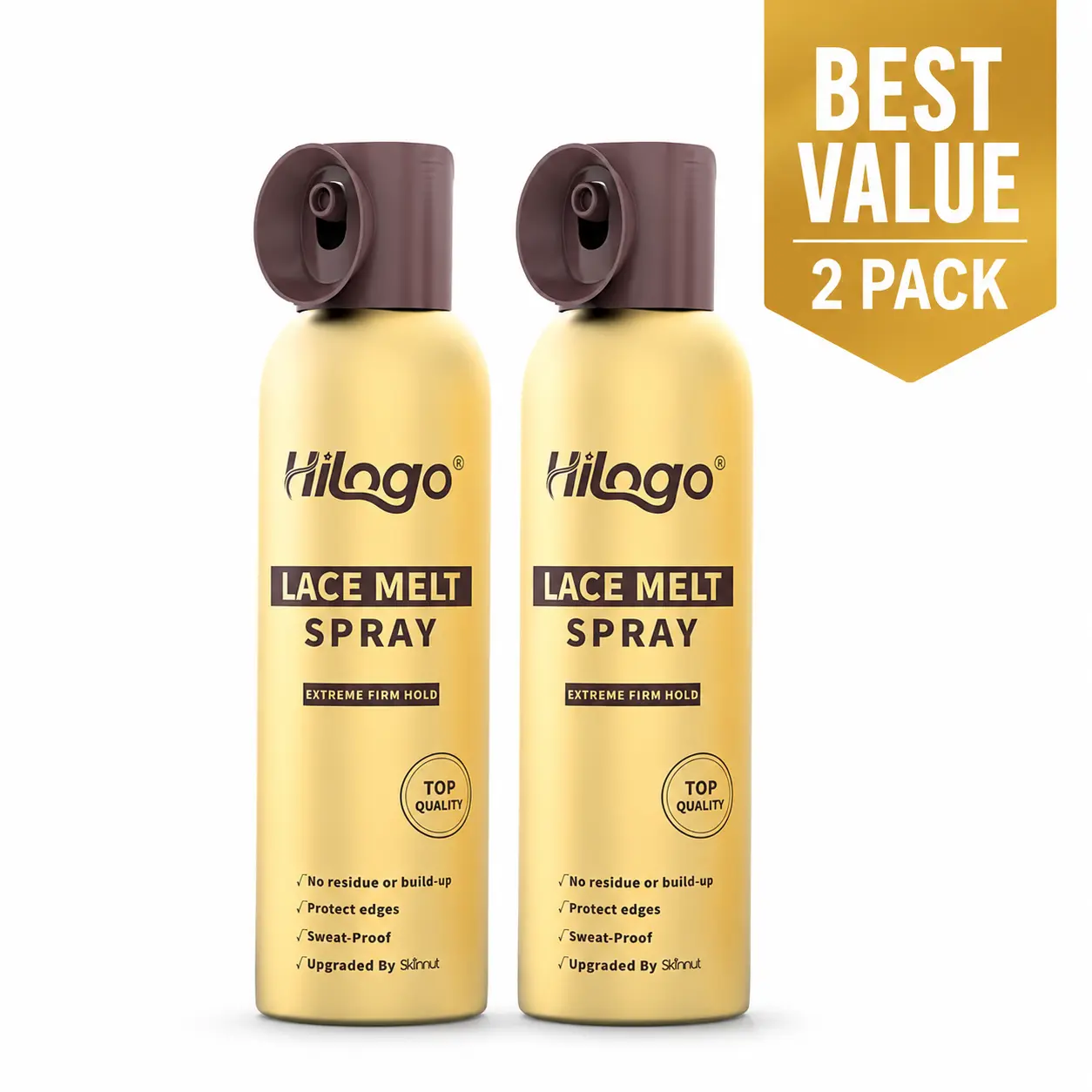 Lace Melt Spray for Wig Install | Strong Hold & Natural Hairline Lace Melting Spray for Ashy Lace - Sweat-Proof & Slay-Proof Haircare Spray 6.09 FL OZ 180 ML