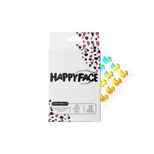 Duck Pimple Patches, Acne Spot Dots, Party Pack 12 Count, Hydrocolloid, All Skin Types, Skincare, Hypoallergenic, Skin Repair