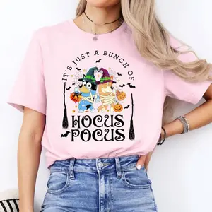 Bluey Trick or Treat Sweatshirt - Hocus Pocus Halloween Shirt, Available as a T-Shirt, Sweater, or Hoodie for a Fun Halloween Celebration