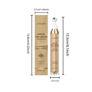 Caffeine Eye Cream Roller Ball, Hydrating Moisturizing Under-Eye Care, Tightening Reduces Dark Circles Bags, Massage Treatment