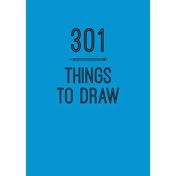 Used Paperback Book - 301 Things to Draw: Creative Prompts for Inspiration, Artist, Design, Writer Guide by Editors of Chartwell Books (English), Sketchbook
