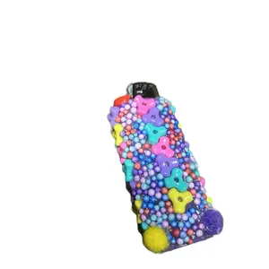 Multi-colored junkie lighter