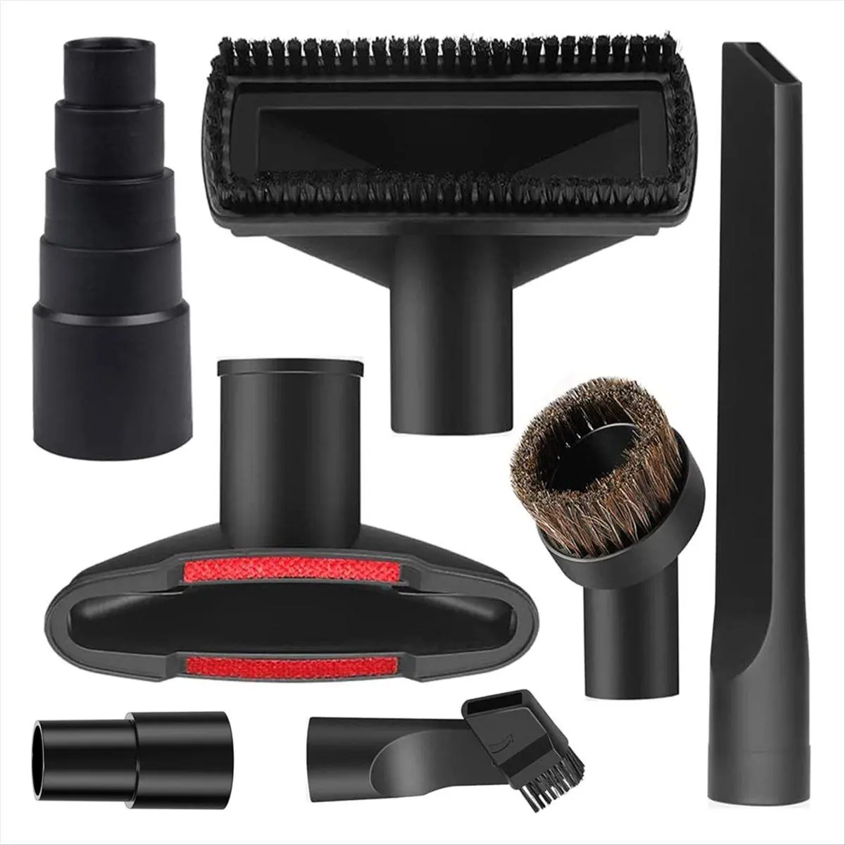 Universal Vacuum Attachment Kit Wet Dry Plastic Vacuum Hose Adapter 1-1/4inch Vacuum Cleaners Accessories