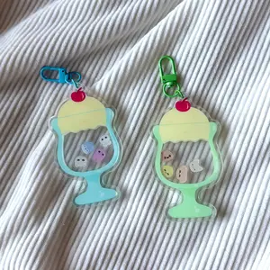 Ice Cream Float Keychain