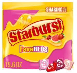 FaveReds Fruit Chews Summer Candy, Sharing Size, 15.6 oz Resealable Bag