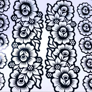 Jamila Daura Elegant Bridal Henna Stencil Full Hand Design for Temporary Tattoos - Suitable for Weddings, Parties, and Everyday Looks